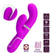 PRETTY LOVE - VIBRATEUR MULTIFONCTION G-SPOT FUCHSIA