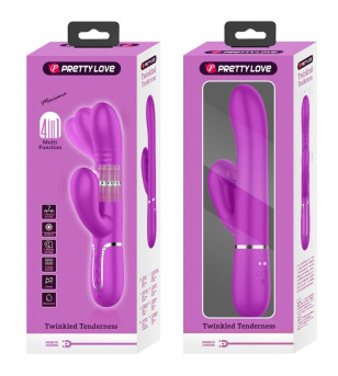 PRETTY LOVE - VIBRATEUR MULTIFONCTION G-SPOT FUCHSIA