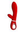 PRETTY LOVE - VIBRATEUR MULTIFONCTION G-SPOT THOMAS ROUGE