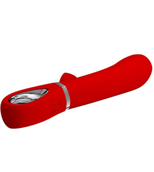 PRETTY LOVE - VIBRATEUR MULTIFONCTION G-SPOT THOMAS ROUGE