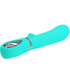 PRETTY LOVE - VIBRATEUR MULTIFONCTION G-SPOT THOMAS VERT AQUA