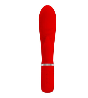 PRETTY LOVE - VIBRATEUR MULTIFONCTION G-SPOT PRESCOTT ROUGE