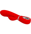 PRETTY LOVE - VIBRATEUR MULTIFONCTION G-SPOT PRESCOTT ROUGE