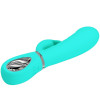 PRETTY LOVE - VIBRATEUR MULTIFONCTION G-SPOT PRESCOTT VERT AQUA