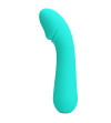 PRETTY LOVE - VIBRATEUR RECHARGEABLE CETUS VERT AQUA