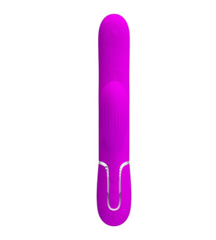 PRETTY LOVE - VIBRATEUR POINT G MULTIFONCTION 3 EN 1 PERLITA VIOLET