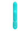 PRETTY LOVE - PERLITA VIBRATEUR MULTIFONCTION 3 EN 1 POINT G VERT AQUA