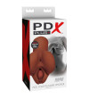 PDX PLUS - MASTURBATEUR DOUBLE MARRON CHOISISSEZ VOTRE PLAISIR