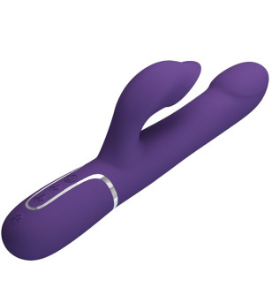 PRETTY LOVE - ZALIN PERLES VIBRATEUR LAPIN 4 EN 1 VIOLET