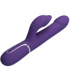 PRETTY LOVE - ZALIN PERLES VIBRATEUR LAPIN 4 EN 1 VIOLET