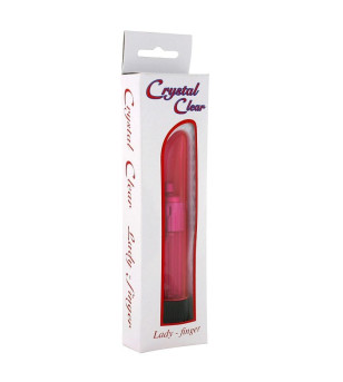 SEVEN CREATIONS - VIBRATEUR CRISTAL CLAIR DAME ROSE