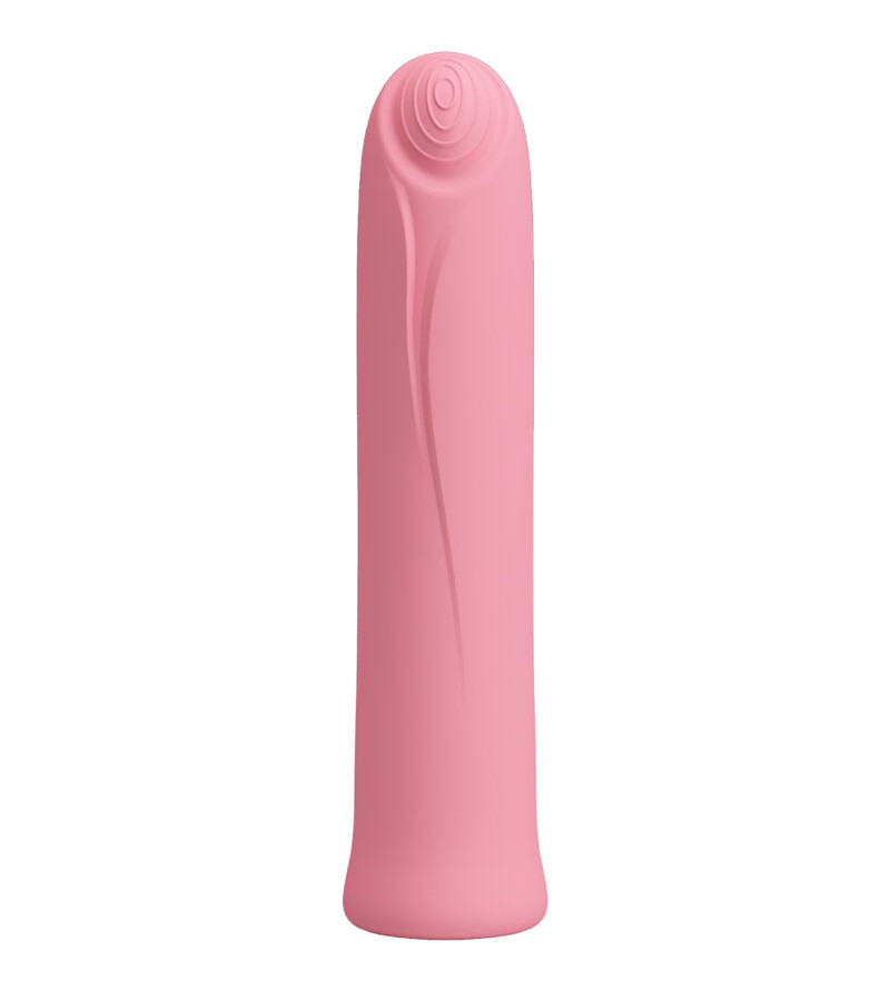 PRETTY LOVE - VIBRATEUR CURTIS MINI SUPER POWER 12 VIBRATIONS EN SILICONE ROSE