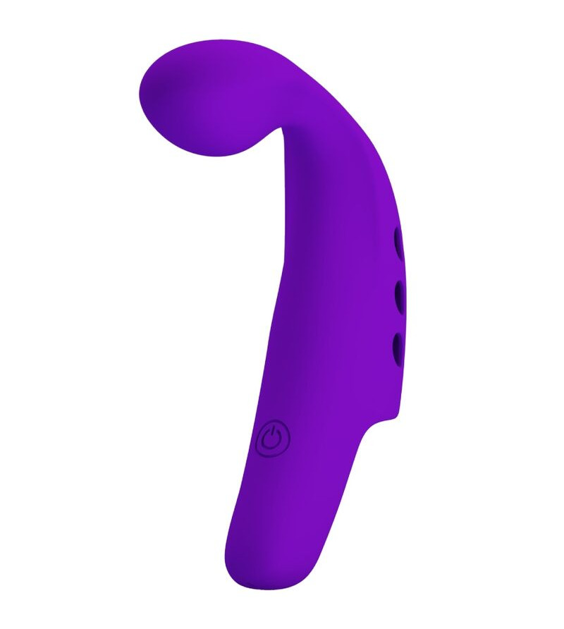 PRETTY LOVE - VIBRATEUR  DOIGT RECHARGEABLE GORGON VIOLET