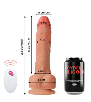 CYBER SILICOCK - TÉLÉCOMMANDE RÉALISTE MR RICK 20.9 CM -O- 4 CM