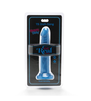 GET REAL - HAPPY DICKS DONG 19 CM BLEU