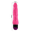 BAILE - VIBRATEUR RÉALISTE SEXE COLORÉ ROSE 24 CM