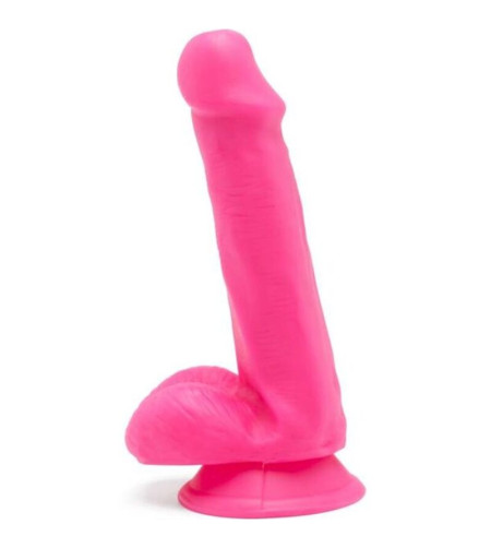 GET REAL - GODE HAPPY DICKS 12 CM BALLES ROSE