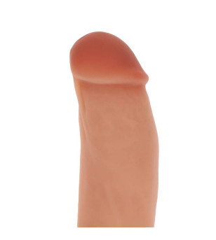 GET REAL - GODE EN SILICONE 18 CM AVEC BALLES PEAU