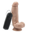 GET REAL - GODE 12 CM AVEC BILLES VIBRATEUR SKIN