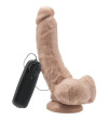 GET REAL - GODE 20,5 CM AVEC BILLES VIBRATEUR SKIN