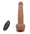 PRETTY LOVE - GODE EN SILICONE JONATHAN 3 VIBRATIONS + 3 MESURES DINSERTION TÉLÉCOMMANDE 21 CM