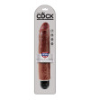 KING COCK - VIBRATEUR PÉNIS RÉALISTE 25.6 CM MARRON