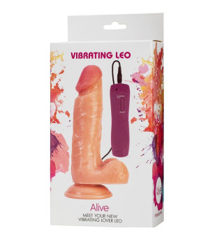 ALIVE - VIBRATEUR PÉNIS RÉALISTE LEO 17 CM