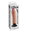 KING COCK - GODE VIBRATEUR 20.32 CM NATUREL