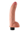 KING COCK - GODE VIBRATEUR AVEC TESTICULES 23 CM NATUREL