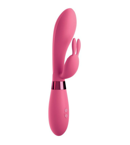 OMG - SELFIE SILICONE VIBRATOR RABBIT ROSE