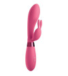 OMG - SELFIE SILICONE VIBRATOR RABBIT ROSE