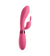 OMG - SELFIE SILICONE VIBRATOR RABBIT ROSE