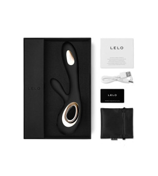 LELO - SORAYA WAVE VIBRATEUR LAPIN NOIR