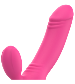 OHMAMA - VIBRATEUR BIX DOUBLE STIMULATION ÉDITION NOËL ROSE