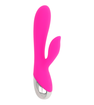 OHMAMA - VIBRATEUR AVEC LAPIN 10 MODES DE VIBRATION 19 CM