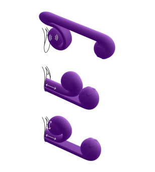 SNAIL VIBE - VIBRATEUR MULTIACTION PURPLE