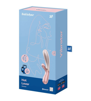 SATISFYER - VIBRATEUR HOT LOVER ROSE  BEIGE