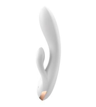 SATISFYER - APPLICATION VIBRATEUR DOUBLE FLEX NOIR