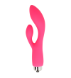 OHMAMA - VIBRATEUR AVEC LAPIN 12,5 CM ROSE