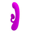 PRETTY LOVE - VIBRATEUR SINCÈRE ET ONDES STIMULANTES CLITORIDIENNES SILICONE VIOLET