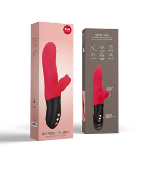 FUN FACTORY - BI STRONIC FUSION DOUBLE PULSATEUR INDIA ROUGE