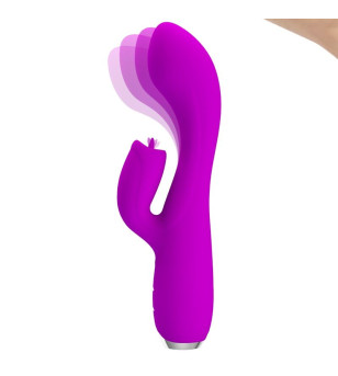 PRETTY LOVE - VIBRATEUR LAPIN RECHARGEABLE GLORIA IMPERMÉABLE VIOLET