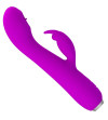 PRETTY LOVE - VIBRATEUR RECHARGEABLE RACHEL AVEC VENTOUSE VIOLET