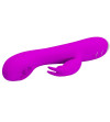 PRETTY LOVE - VIBRATEUR RECHARGEABLE RACHEL AVEC VENTOUSE VIOLET