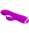 PRETTY LOVE - VIBRATEUR RECHARGEABLE RACHEL AVEC VENTOUSE VIOLET