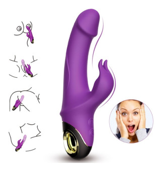 ARMONY - METEROR DILDO VIBRATEUR LAPIN ROTATEUR VIOLET