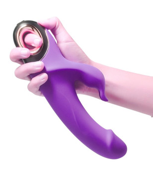 ARMONY - METEROR DILDO VIBRATEUR LAPIN ROTATEUR VIOLET