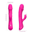 ARMONY - GODE VIBRATEUR LAPIN SILICONE FUCHSIA