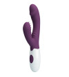 PRETTY LOVE - BUTTERFLY KISS VIBRATEUR RABBIT ET STIMULATEUR DE POINT G VIOLET