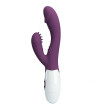 PRETTY LOVE - BUTTERFLY KISS VIBRATEUR RABBIT ET STIMULATEUR DE POINT G VIOLET